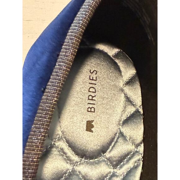 Birdies Sz 10 Midnight Blue Velvet Jewel Box Collection Tassel Comfort Loafers - Picture 4 of 7